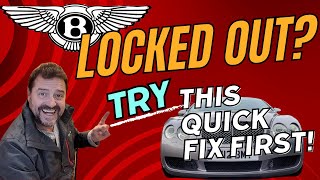 Emergency boot release and drivers door key on a Bentley Continental GT [upl. by Aisiram]