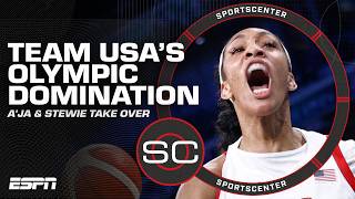 Team USA DOMINATED 🇺🇸 Aja amp Stewie are THE BEST IN THE WORLD  Rebecca Lobo  SportsCenter [upl. by Magel784]