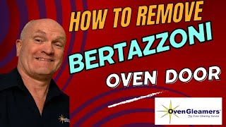 How to remove a bertazzoni oven door [upl. by Prior842]