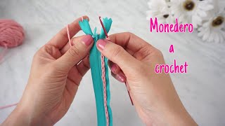 Ya no perderás tus monedas 🥰 empieza a tejer desde el cierre un hermoso monedero a crochet [upl. by Inalel]