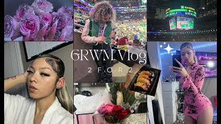 GRWM  Valentines Day  Celtics vs LAC  Nails hair Tyron target run amp more [upl. by Bayard5]