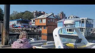 Holland America 53 day Majestic Japan Day 2 part 1 Victoria BC fishermens wharf [upl. by Zilef]