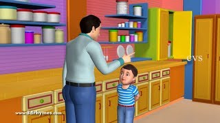 Johny Johny Yes Papa Poem  3D Animation English Nursery rhyme for children with lyrics [upl. by Risser172]