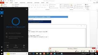 TFTP Client Installation GUI CUI Power Shell In windows 10 [upl. by Aitnic]