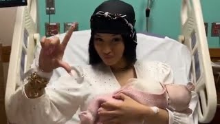 Cardi B amp Offset Welcomes 3rd Child Reveals Babys Gender Amidst Divorce [upl. by Vescuso]