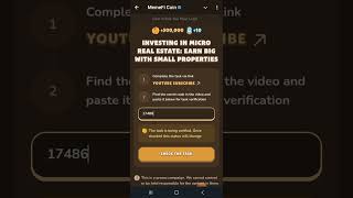 Code  Investing in Micro Real Estate Earn Big with Small Properties memefi [upl. by Dinsmore]