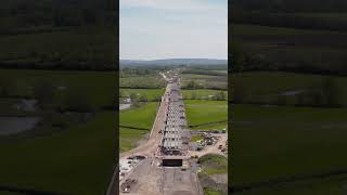 HS2 Thame Valley Viaduct reaches halfway point shorts [upl. by Sammy16]