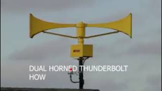 Dual Horned Thunderbolt 1000T Siren Test [upl. by Kiernan]