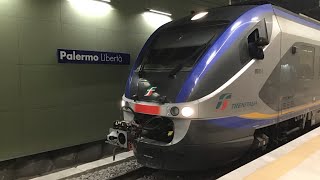 TRENI NELLA NUOVA FERMATA PALERMO LIBERTÀ [upl. by Arreip139]