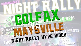 Colfax HS Night Rally Hype Video 2024 [upl. by Raila]