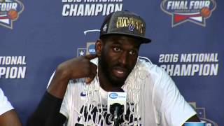 News Conference Villanova Postgame [upl. by Hairahcez]