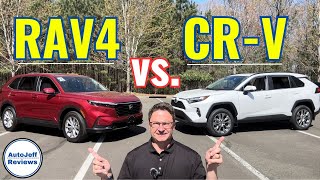 SUV Battle 2024 Honda CRV vs 2024 Toyota RAV4 [upl. by Enialem]