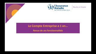 Le Compte Entreprise a 1 an  revue de ses fonctionnalités 122023 [upl. by Medora]