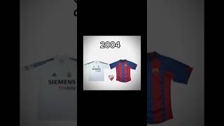 Trikot 2004 Barcelona and Real Madrid ☠️ [upl. by Poul565]