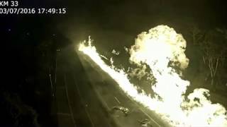 New Video Shows Deadly Parana Brazil Tanker Crash and Explosion [upl. by Jeanie226]