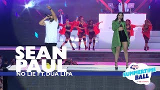 Sean Paul ft Dua Lipa  No Lie Live At Capital’s Summertime Ball 2017 [upl. by Siblee430]