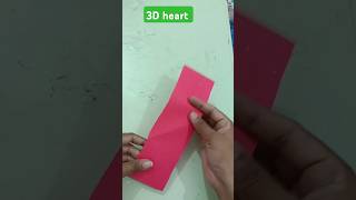 Easy 3D paper Heart Room decorationDiy Craft ideas diy decor craft paperwork [upl. by Nnywg172]