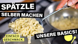 SPÄTZLETEIG selber machen  einfachgeschmack [upl. by Jocelyn329]