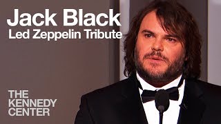 Jack Black  Led Zeppelin Tribute  2012 Kennedy Center Honors [upl. by Nosredna]