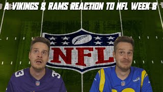 A Vikings amp Rams Fan Reaction to NFL Week 8 [upl. by Yatnuahc863]