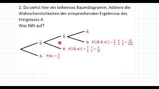 1023  Summe von Wahrscheinlichkeiten 2 Pfadregel [upl. by Iarised]