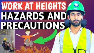 Working At Heights Hazards and precautionsControl measure [upl. by Eikcaj]