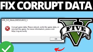 How To Fix GTA 5 Corrupt Game Data [upl. by Zane902]