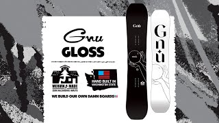 20232024 GLOSS  GNU SNOWBOARD [upl. by Aniaj226]