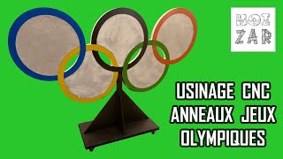 Usinage CN Anneaux Jeux Olympiques [upl. by Norita92]