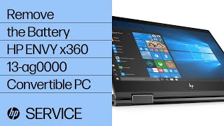 Remove the Battery  HP ENVY x360 13ag0000 Convertible PC  HP [upl. by Clyve]