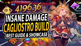 BROKEN SUPPORT DPS Cagliostro Best Build Guide  Sigils amp Weapons Showcase  Granblue Fantasy Relink [upl. by Yoshiko]