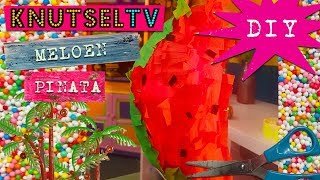 KnutselTV  Tip Meloen Pinata [upl. by Earehs]