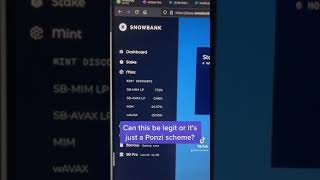 Snowbankfinance DAO on AVAX Legit or a Scam [upl. by Marvella146]