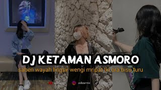 DJ KETAMAN ASMORO  SABEN WAYAH LINGSIR WENGI MRIPAT IKI ORA BISO TURU VIRAL TIKTOK ADI AS RMX [upl. by Naujled]