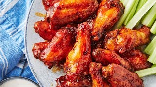 How To Make The Crispiest Baked Buffalo Chicken Wings  Delish [upl. by Hsirahc]