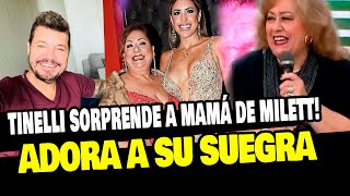 MADRE DE MILETT FIGUEROA RECIBE SORPRESA DE MARCELO TINELLI EN VIVO [upl. by Landry]