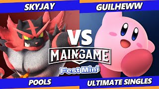 MainGame Fest Mini  Skyjay Incineroar Vs Guilheww Kirby Smash Ultimate  SSBU [upl. by Nare528]