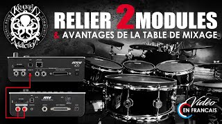 Relier 2 modules et avantages dune table de mixage [upl. by Itnahs330]