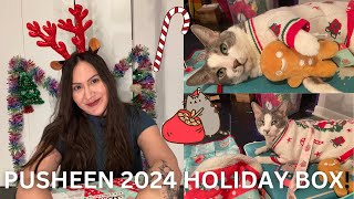 Pusheen Winter Holiday Box Unboxing 2023 TOO CUTE [upl. by Kenison]