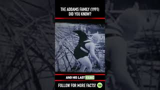 Did you know THIS about THE ADDAMS FAMILY 1991 Fact 4 [upl. by Poulter]