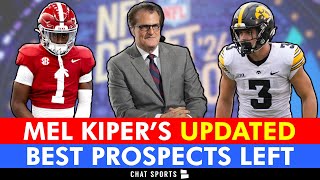 Mel Kiper’s Best Available Prospects Left Ft Cooper DeJean Keon Coleman  2024 NFL Draft Big Board [upl. by Einned823]