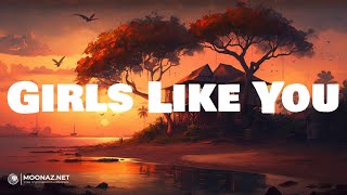 Maroon 5  Girls Like You  LYRICS  Night Changes  One Direction [upl. by Seely]