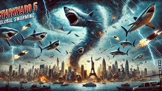 Sharknado 5 Global Swarming  Nanar  4K  Film complet en français [upl. by Ihcur646]