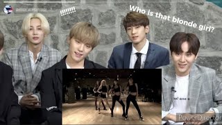 Seventeen reaction to Blackpink Predebut Dance Practice [upl. by Akired]