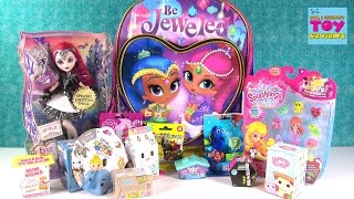 Shimmer amp Shine Genie Surprise Backpack  Shopkins Squinkies Disney Toy Opening  PSToyReviews [upl. by Olympie263]