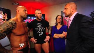 The Authority Randy Orton amp Batista Backstage [upl. by Nightingale]