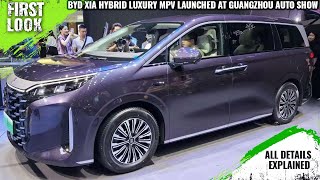 BYD Xia Hybrid Luxury MPV Launched At 2024 Guangzhou Auto Show  Full Interior Exterior [upl. by Coco]