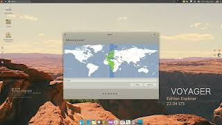 Voyager 2204  Change languages and keyboard  Try and Install  Switch GNOME to XFCE [upl. by Sinnaiy]