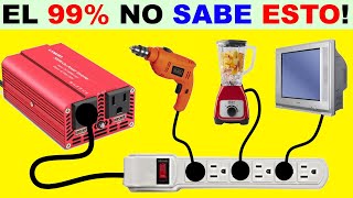 MIRA TODO LO QUE PUEDES CONECTAR A UN INVERSOR DE 12v [upl. by Aibonez]