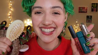 ASMR Christmas Pampering for Sleep 🎄🎁 holiday roleplay layered sounds personal attention [upl. by Nilpik]